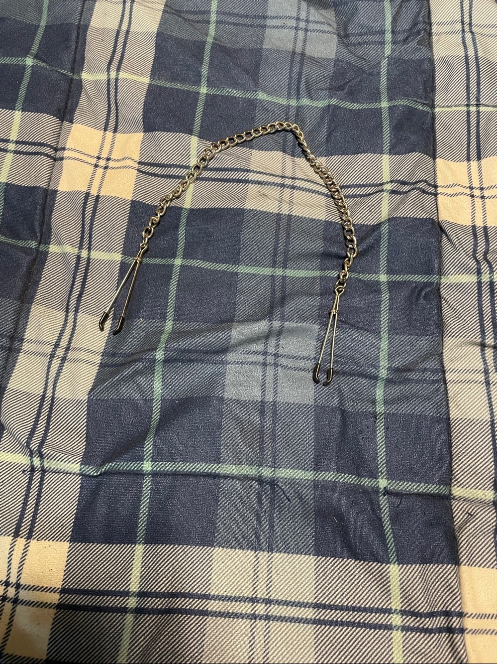chained clamps